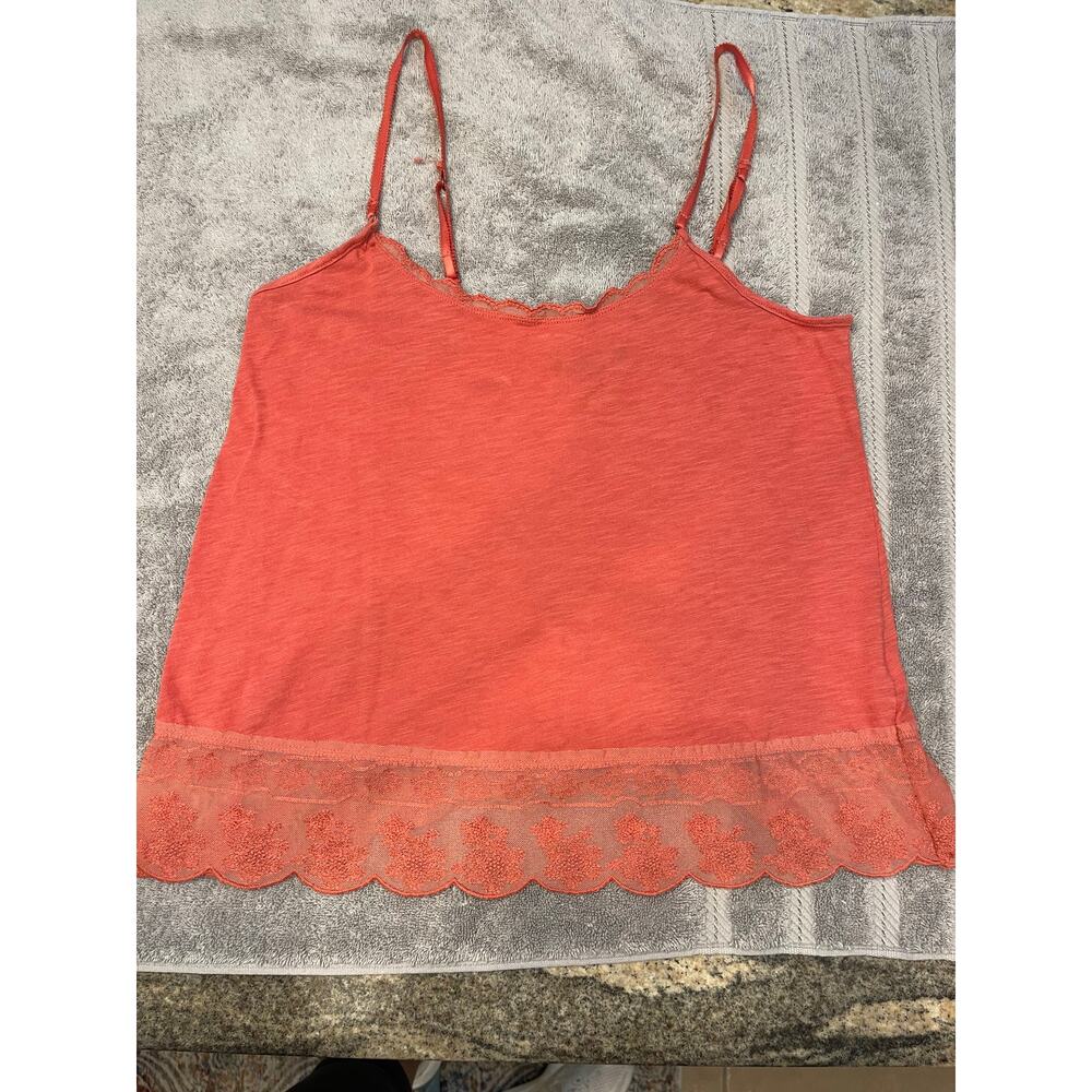 Women’s American Eagle lace crop tank top Adjustable Straps Size M